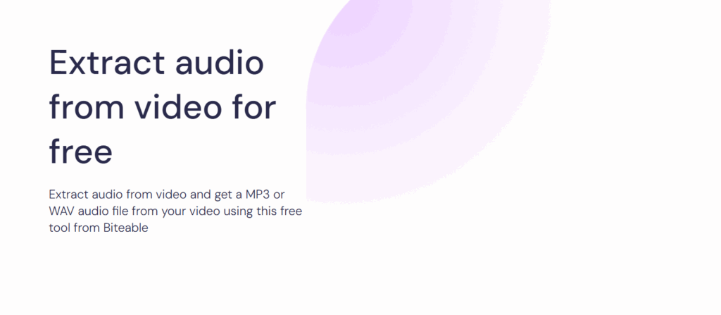 biteable's homepage