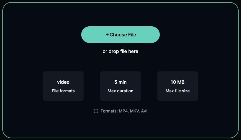 Step 1 Upload Your Video File