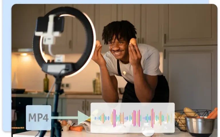 Separate Audio from Vlog Videos