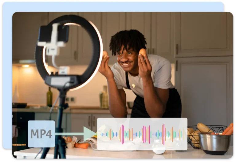 Separate Audio from Vlog Videos