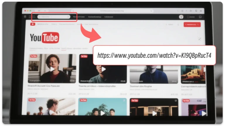 Passaggio 1: Copia il link del tuo video YouTube